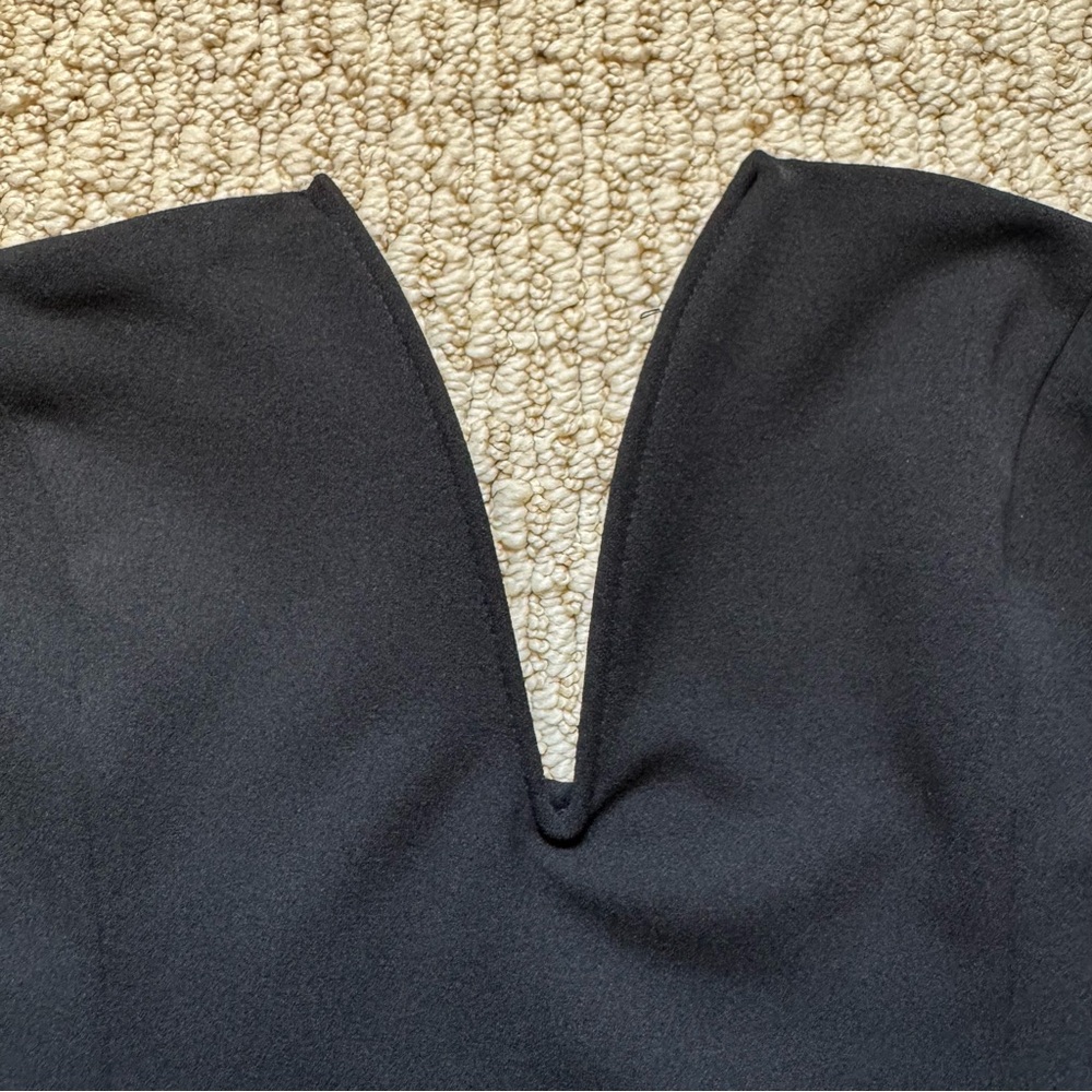 AKIRA Black Strapless Deep Plunge Bodysuit Large - Picture 3 of 8